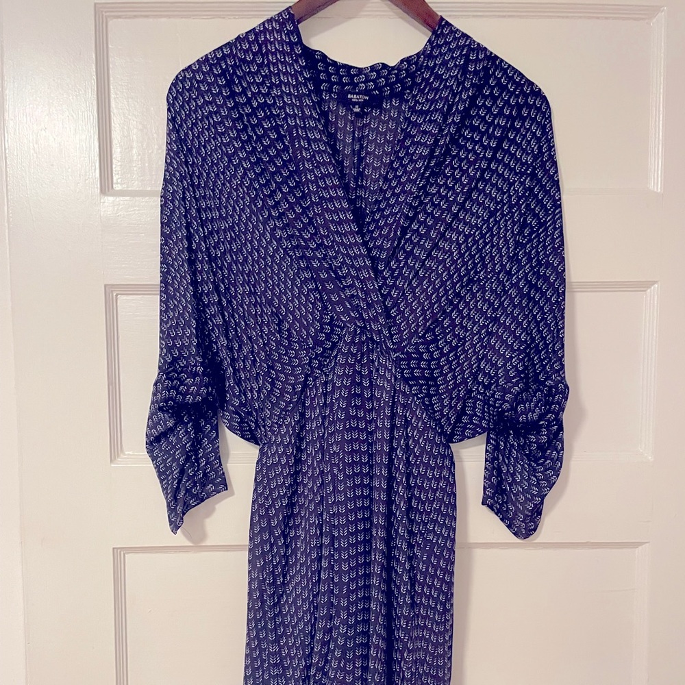 Babaton Purple Patterned Dress
